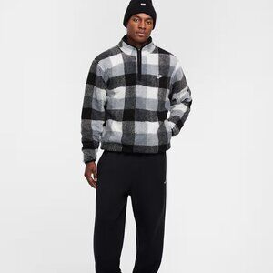 Nike Men's Club Winterized Fleece 1/2 Zip Jacket Black Size L & XXL